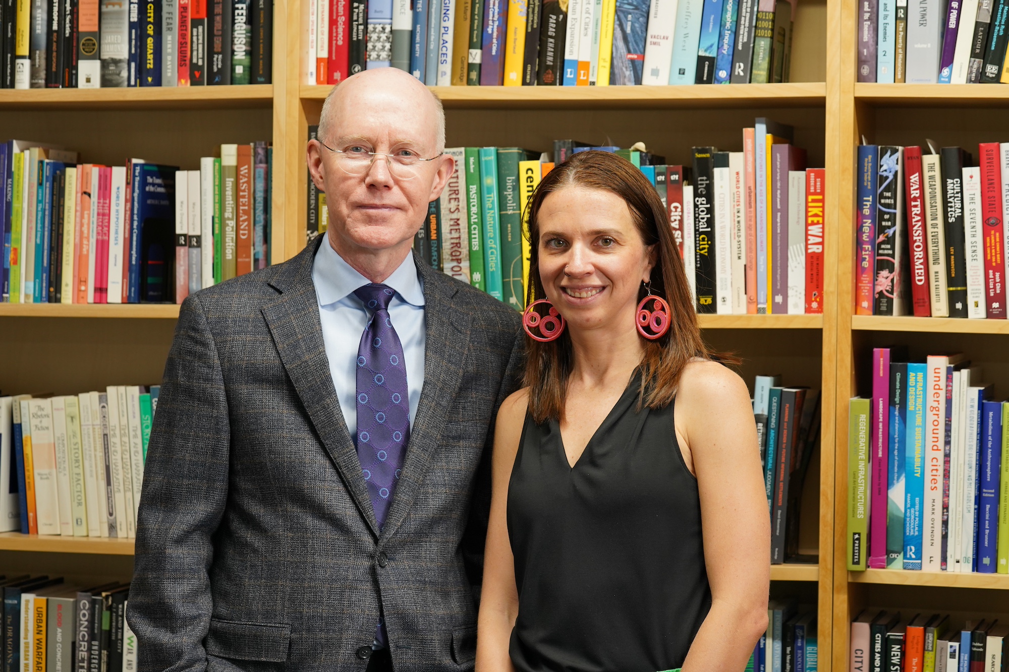 Associate Professor, Kasey Faust and her mentor, Associate Professor, Allan Shearer